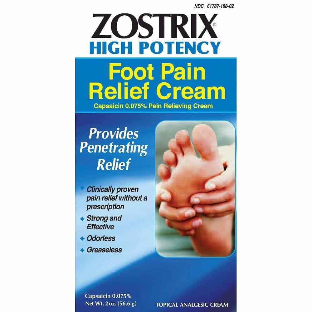 800f2d774baefdebc2863626a5d19dd4 Zostrix® High Potency Foot Pain Relief